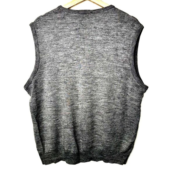 Labatt's Lite Mens Sweater Vest Wool Vintage Wayne Gretzky Golf Classic Gray XL - Picture 2 of 7
